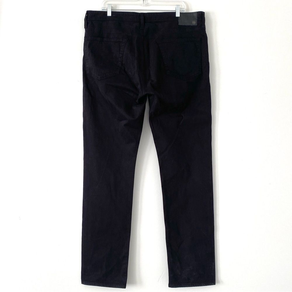 AG Adriano Goldschmide Men's Black Pants Slim Straight 38 x 34 Street Casual